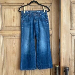 G-Star Women's Blue Boot Cut Jeans